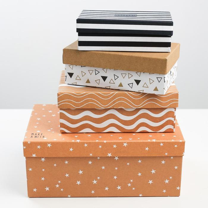 Набор коробок 10 в 1, упаковка подарочная, &laquo;Универсальный&raquo;, 12 х 7 х 4 - 32.5 х 20 х 12.5 см