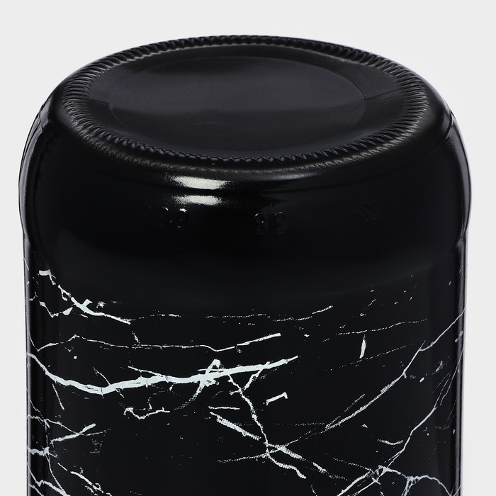 Банка стеклянная для сыпучих продуктов &laquo;Марбл&raquo;, 660 мл