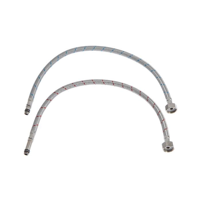 Смеситель для раковины "ОЛИМП" ОС11522, однорычажный, нержавеющая сталь, сатин