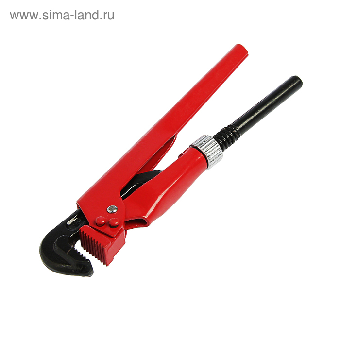 Ключ трубный рычажный ЛОМ, плоский зажим 90&deg;, раскрытие до 20 мм, 1"