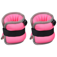 Утяжелители неопреновые ONLYTOP, 2 шт. х 0,5 кг, цвет розовый