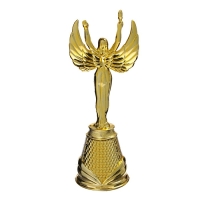 Кубок наградная фигура Ника &laquo;Ты №1&raquo;, пластик, золото, 19.5&times;7.3 см
