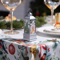 Светодиодная фигура «Серебристый фонарь с медвежонком» 5 × 12 × 5 см, пластик, батарейки AG13х3 (в комплекте), свечение тёплое белое Светодиодная фигура «Серебристый фонарь с медвежонком» 5 × 12 × 5 см, пластик, батарейки AG13х3 (в комплекте), свечение тёплое белое