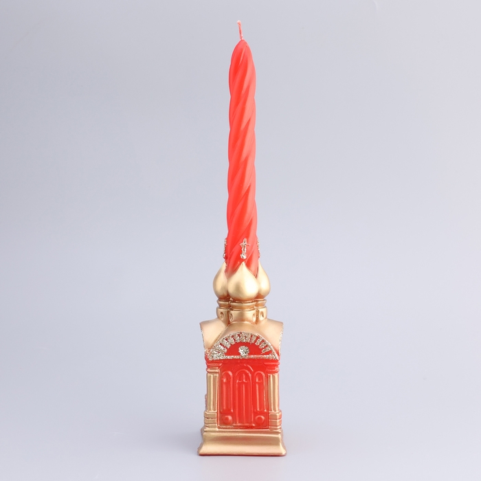 Свеча фигурная большая Свеча фигурная большая "Пасхальный храм", 5,5х26 см, 180 гр