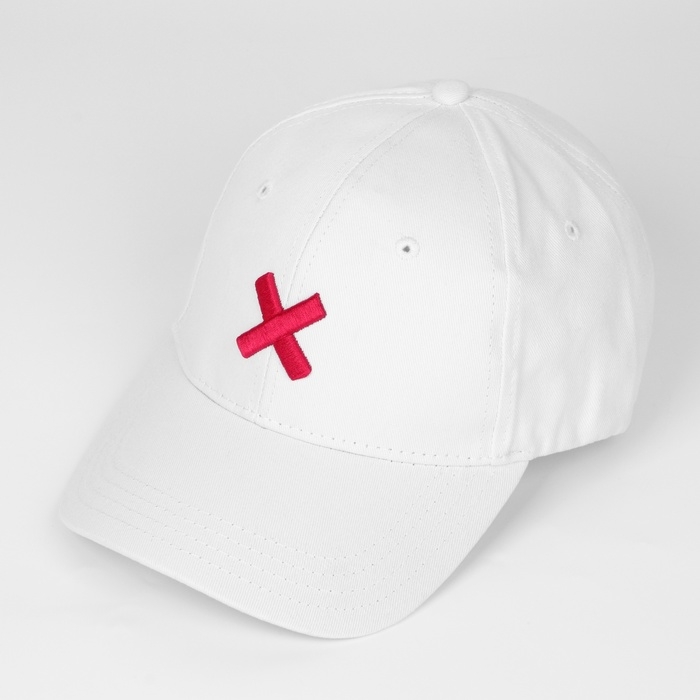 Кепка женская Yes/No, с лентой, цвет белый, р-р 56