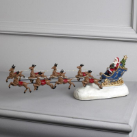 Светодиодная фигура «Упряжка Деда Мороза» 38 × 12 × 10 см, полистоун, батарейки ААх3 (не в комплекте), свечение мульти Светодиодная фигура «Упряжка Деда Мороза» 38 × 12 × 10 см, полистоун, батарейки ААх3 (не в комплекте), свечение мульти