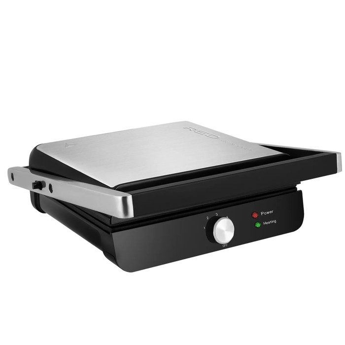 Гриль электричсекий RED SOLUTION SteakPRO RGM-M815, 2000 Вт, антипригарное покрытие, чёрный