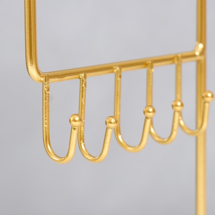 Сувенир металл подставка для украшений Сувенир металл подставка для украшений "Две птички" золото 20х10х26 см