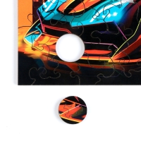 Пазл деревянный фигурный «Машинка», 61 элементов Пазл деревянный фигурный «Машинка», 61 элементов