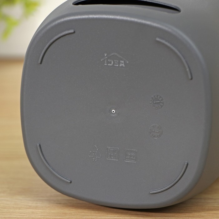 Подставка для столовых приборов &laquo;ИЗЛИ&raquo;, 25&times;14,5&times;19 см, цвет графитовый