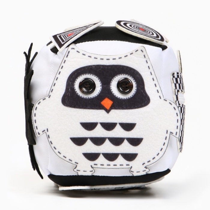 Развивающий бизикубик мягкий &laquo;Совушка&raquo;, по методике Г. Домана, Крошка Я