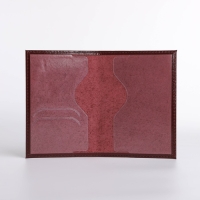Обложка для паспорта, цвет бордовый