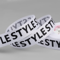 Лента репсовая &laquo;Style&raquo;, 25 мм &times; 23 &plusmn; 1 м, цвет чёрный/белый