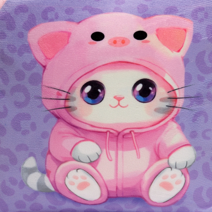 Рюкзак детский для девочки &laquo;Котик в костюме&raquo;