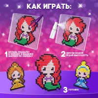 Аквамозаика «Принцессы: Рапунцель, Русалочка, Белль, Золушка», 4 фигурки, 1000 шариков Аквамозаика «Принцессы: Рапунцель, Русалочка, Белль, Золушка», 4 фигурки, 1000 шариков