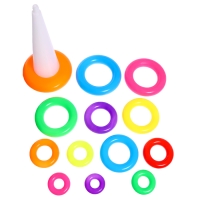 Пирамидка &laquo;Мишутка&raquo;, 13 колец