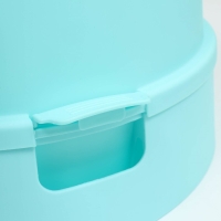 Туалет для кошек закрытый 47 x 47 x 35 см, бирюзовый Туалет для кошек закрытый 47 x 47 x 35 см, бирюзовый