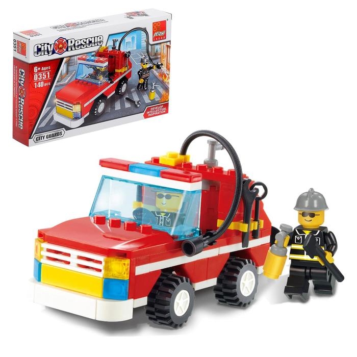 Конструктор &laquo;Пожарная охрана&raquo;, 140 деталей