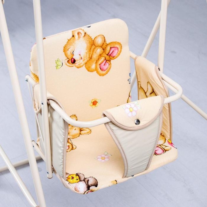 Качели детские напольные «Ветерок», бежевые рисунок МИКС Качели детские напольные «Ветерок», бежевые рисунок МИКС