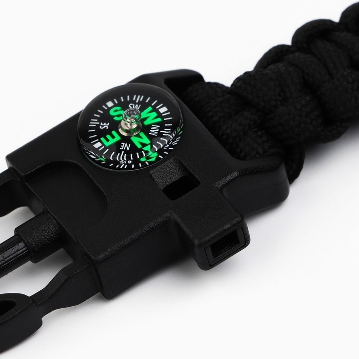 Браслет для выживания &laquo;100% уверенность в победе&raquo;, 26 х 2,5 см.