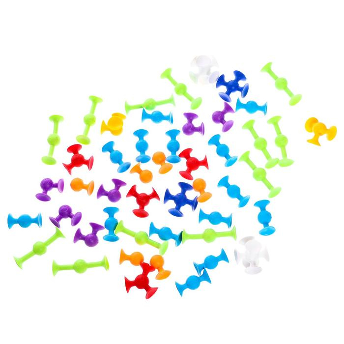 Конструктор &laquo;Забавные присоски&raquo;, 50 деталей