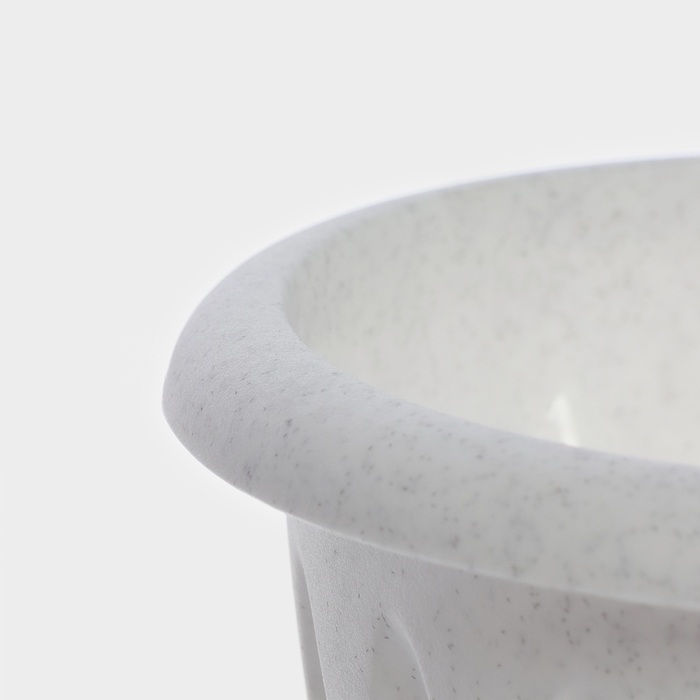 Кашпо настенное &laquo;Фелиция&raquo;, 1 л, d=16 см, цвет мраморный