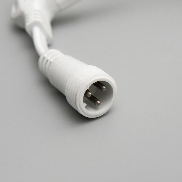 Гирлянда &laquo;Занавес&raquo; 2 &times; 6 м, IP44, УМС, белая нить, 1440 LED, свечение синее, 220 В