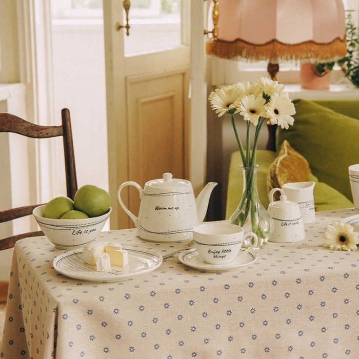 Чайник заварочный фарфоровый SL Home &laquo;Милый дом&raquo;, 900 мл, 21&times;13,8&times;13,5 см, цвет белый