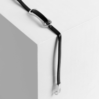 Браслет кожа &laquo;Шаман&raquo; пластина, цвет серебро, 35,5 см