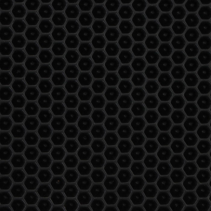 Коврик eva универсальный Grand Caratt, Соты 46 х 66 см, черный