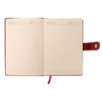 Органайзер А5, 100 листов в линейку, обложка ПВХ с хлястиком, коричневый Органайзер А5, 100 листов в линейку, обложка ПВХ с хлястиком, коричневый