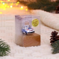 Елочное украшение "Полицейская машина" (мини серия "вс") h-5 см