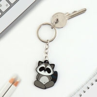 Брелок для ключей акриловый &laquo;Енот&raquo;, 7.2 х 14 см