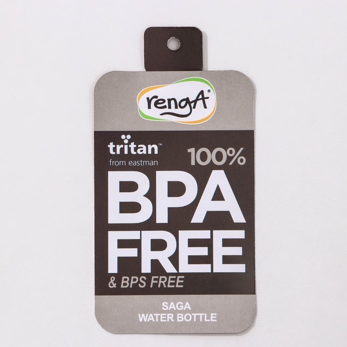 Бутылка &laquo;Строгость&raquo;, 600 мл, 6,8&times;8,3&times;24,3 см, тритан, цвет чёрный