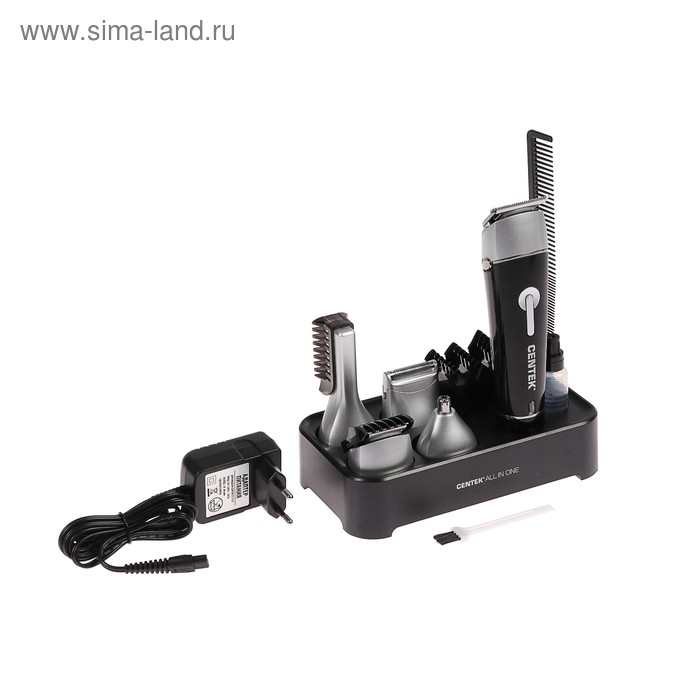 Набор для стрижки Centek CT-2132, 10 предметов, водонепроницаемый корпус, черный Набор для стрижки Centek CT-2132, 10 предметов, водонепроницаемый корпус, черный