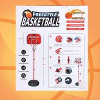 Набор для игры в баскетбол &laquo;Фристайл&raquo;, высота от 80 до 200 см