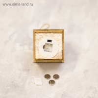 Ёлочная игрушка &laquo;Домик с птицей&raquo;, от батареек, свечение тёплое белое