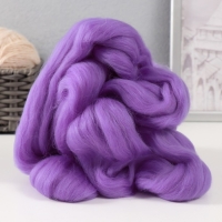 Шерсть для валяния 100% полутонкая шерсть 50 гр (276 колокольчик) Шерсть для валяния 100% полутонкая шерсть 50 гр (276 колокольчик)