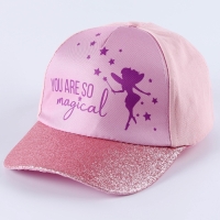 Кепка детская для девочки You're so magical, цвет розовый, р-р. 52-54 Кепка детская для девочки You're so magical, цвет розовый, р-р. 52-54