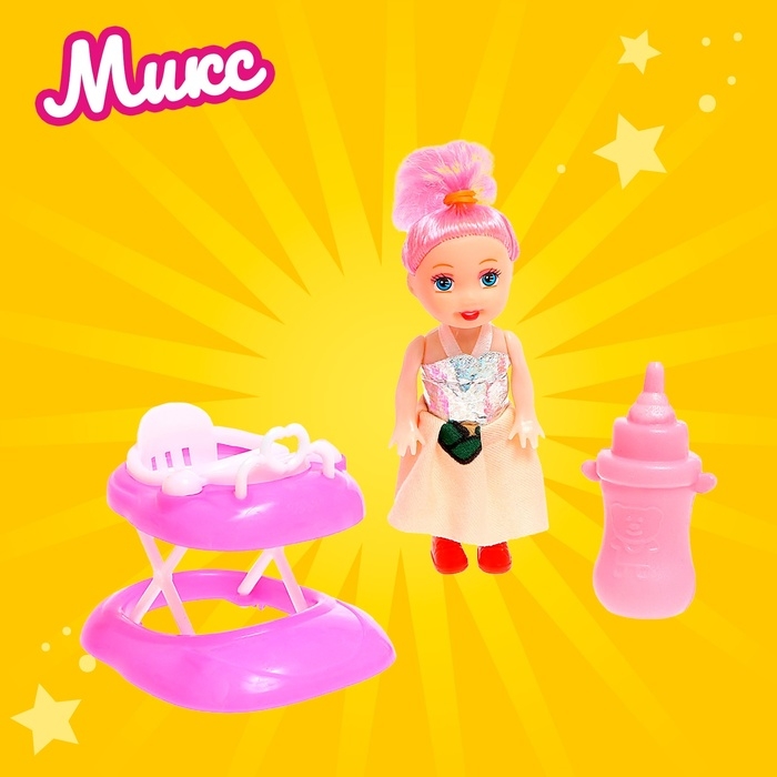 Кукла малышка &laquo;Ева&raquo; с аксессуарами, МИКС