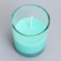 Свеча ароматическая в стекле 5х6см, яблоко Свеча ароматическая в стекле 5х6см, яблоко