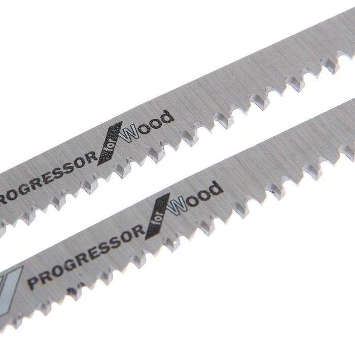 Пилки для лобзиков ТУНДРА, по дереву, быстрый рез, HCS, 90/115 х 2-3 мм, X PROGRESSOR, 2 шт. 73474 Пилки для лобзиков ТУНДРА, по дереву, быстрый рез, HCS, 90/115 х 2-3 мм, X PROGRESSOR, 2 шт. 73474