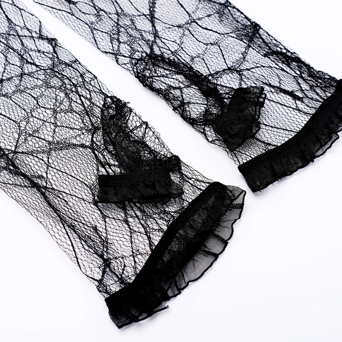 Карнавальный набор Карнавальный набор "Мадам паутинка" плащ, перчтаки, стразы