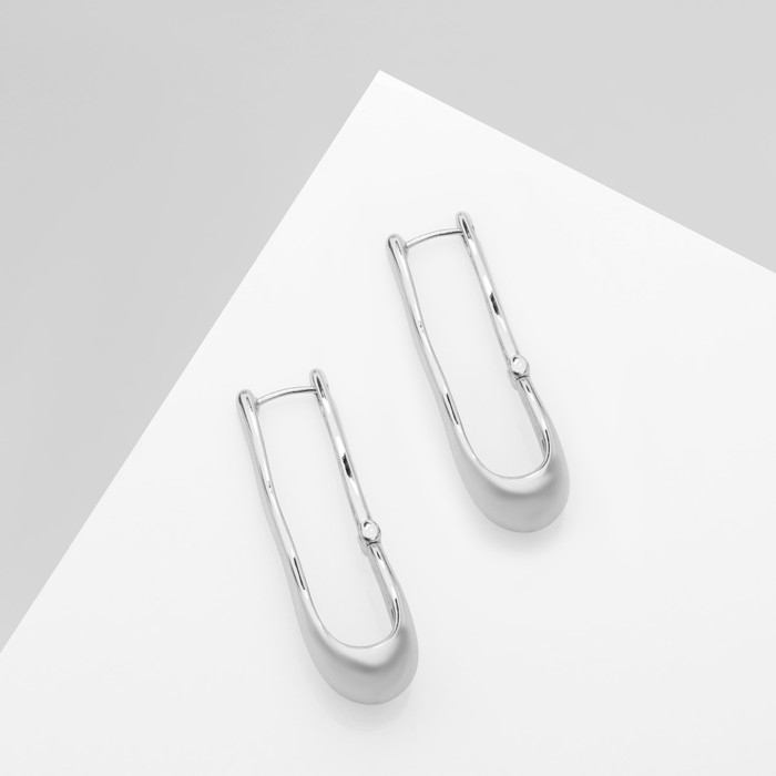 Серьги металл &laquo;Богема&raquo; бриз, цвет серебро