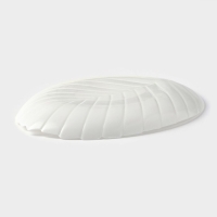 Блюдо сервировочное Avvir &laquo;Лист&raquo;, 29&times;21,5&times;2 см, стеклокерамика, цвет белый