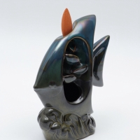 Подставка для благовоний TAKE IT EASY &laquo;Рыбка&raquo;, набор благовоний конусы, стелющийся дым, 6.7&times;5.1&times;4.3см