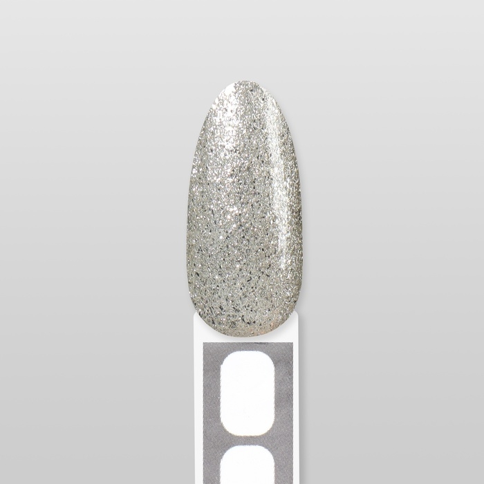 Гель лак для ногтей &laquo;COLOR CHROME&raquo;, 3-х фазный, 10 мл, LED/UV, цвет серебристый (65)