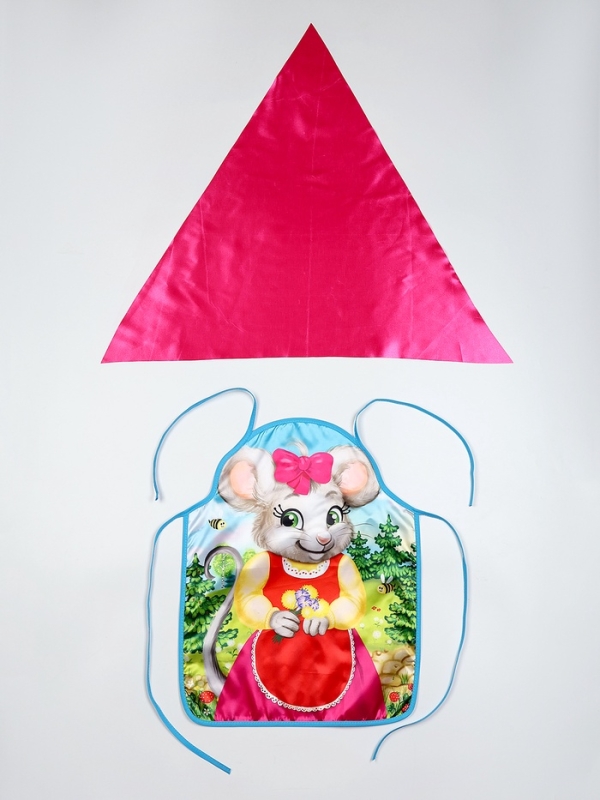 Карнавальный набор Карнавальный набор "Мышка-норушка" фартук и косынка