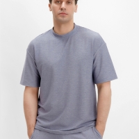 Футболка мужская MINAKU REGULAR: цвет голубой, размер 52 Футболка мужская MINAKU REGULAR: цвет голубой, размер 52