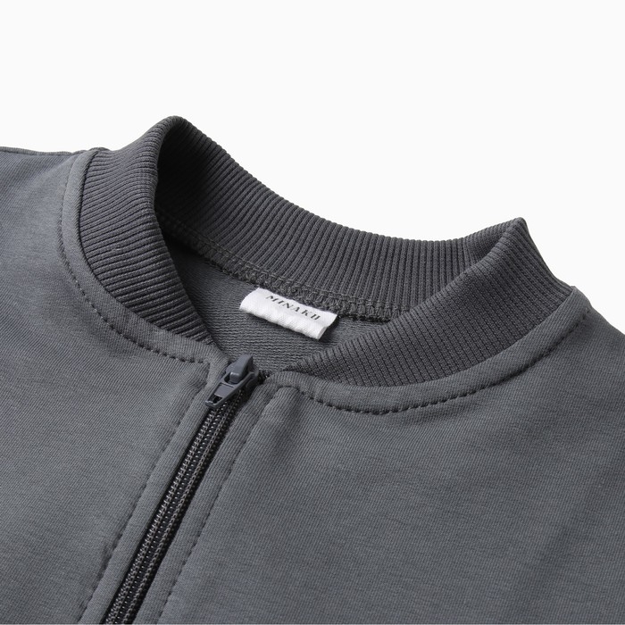 Джемпер для мальчика MINAKU, цвет графит, рост 122 см
